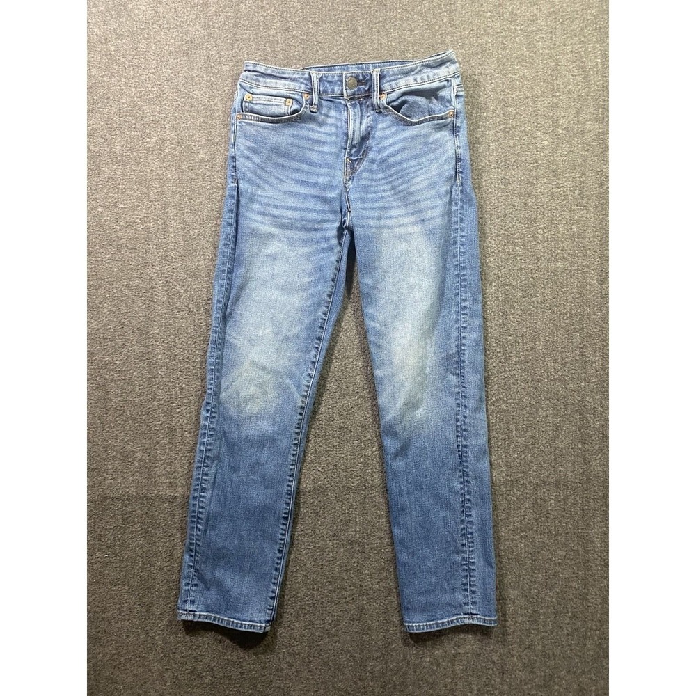 American Eagle Jeans Mens Airflex Original Straight Leg Blue Denim Size 28x30